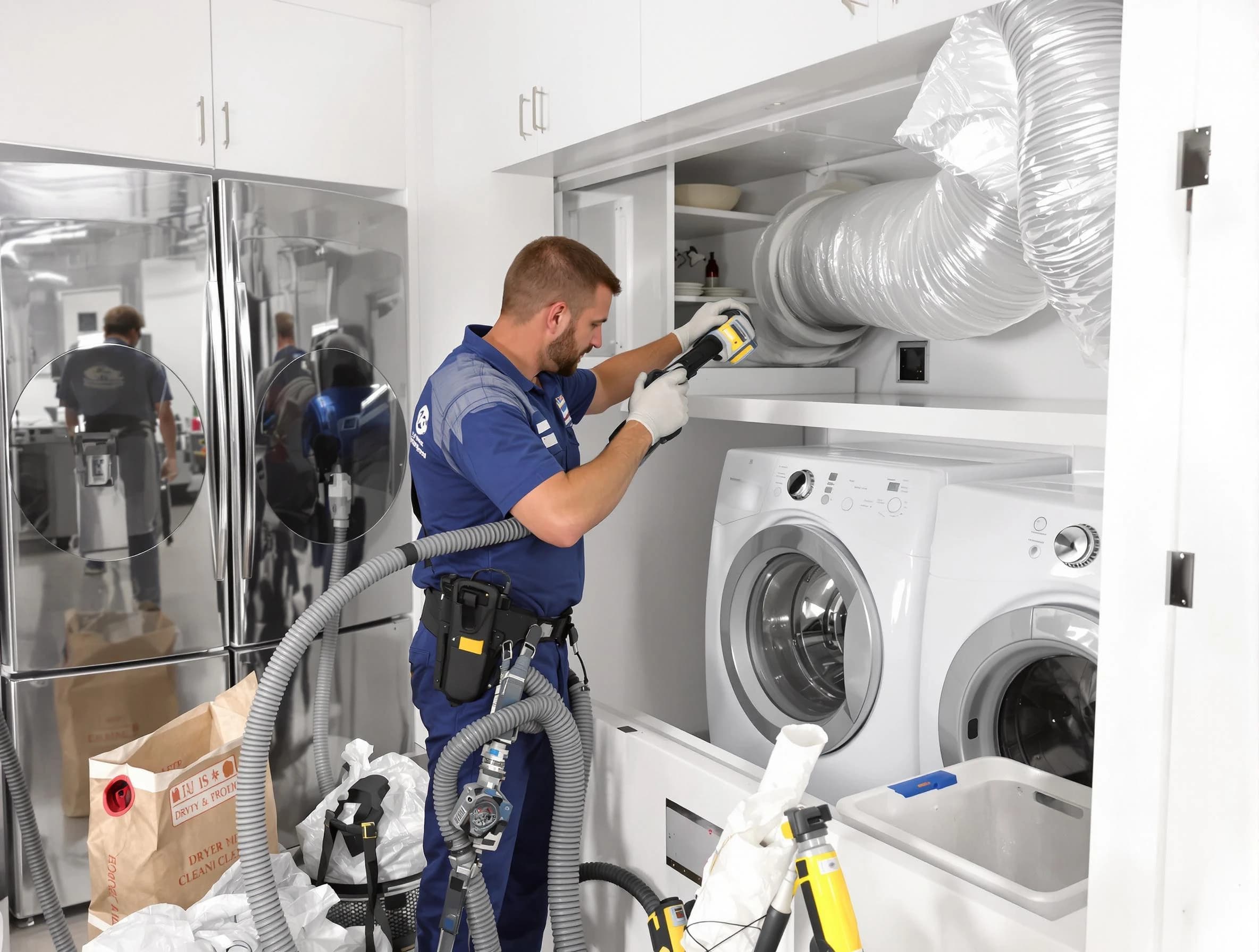 Professional duct cleaning by Westminster Dryer Vent Cleaning in Westminster