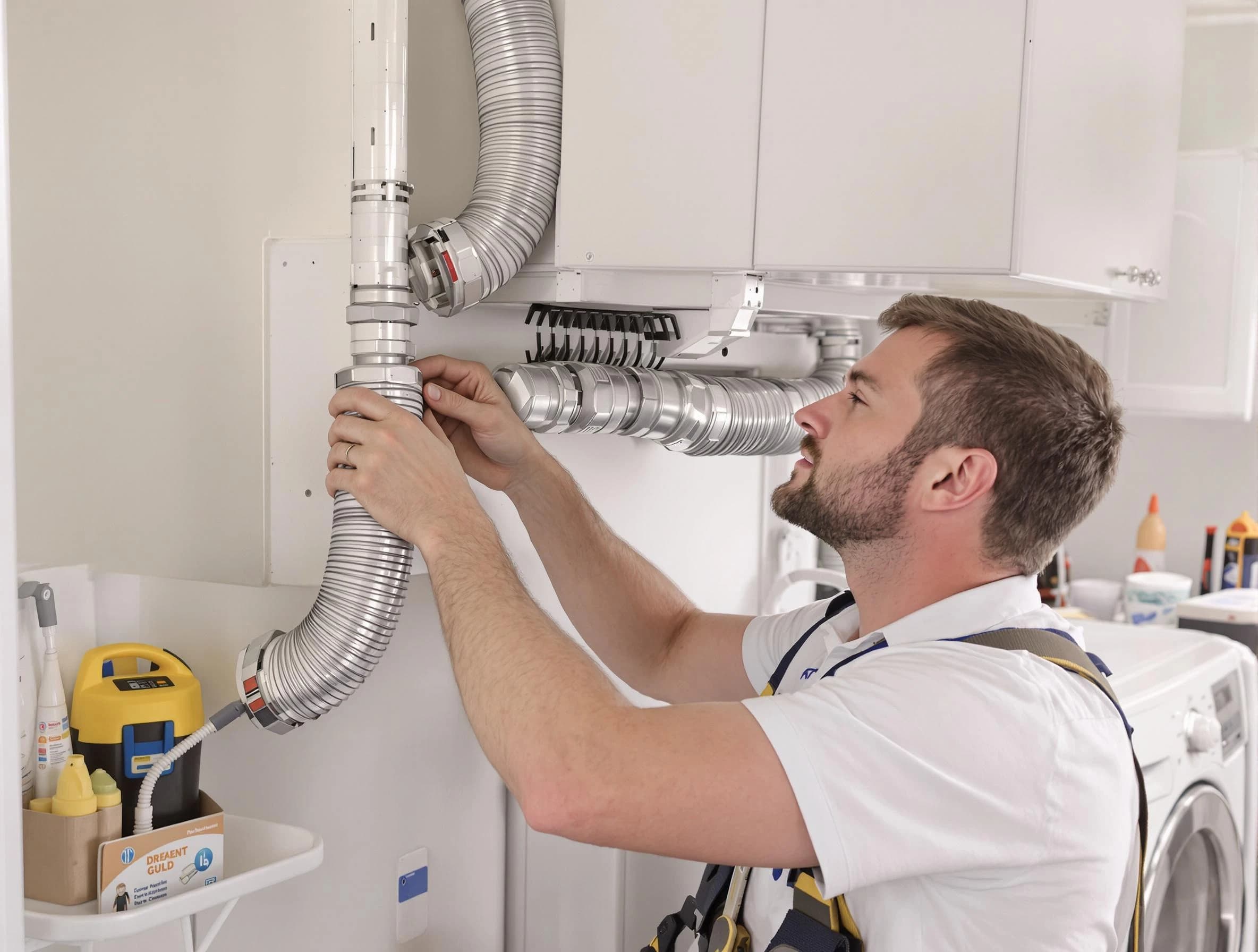 Professional dryer vent repair and installation by Westminster Dryer Vent Cleaning in Westminster
