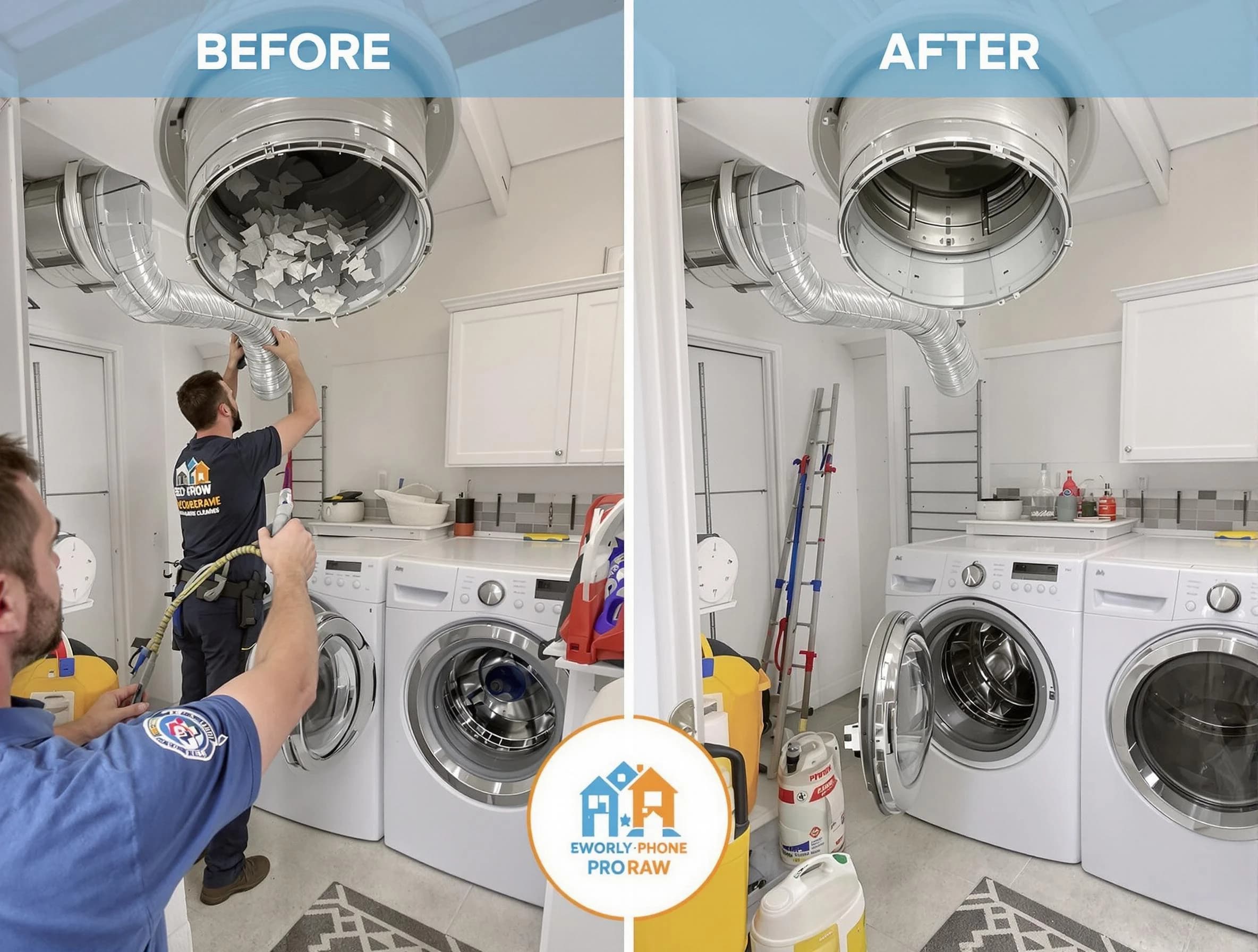 Residential dryer vent cleaning by Westminster Dryer Vent Cleaning in Westminster
